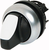 Eaton M22-WRLK3-W interruptor eléctrico Interruptor de palanca acodillada Negro, Titanio, Blanco