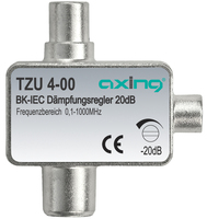 Axing TZU 4-00 Divisor de señal para cable coaxial Aluminio