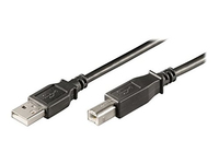 Ewent EC1003 cable USB 1 m USB 2.0 USB B USB A Negro