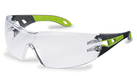 Uvex pheos Gafas de seguridad Polioximetileno (POM), Elastómero termoplástico (TPE) Negro, Verde