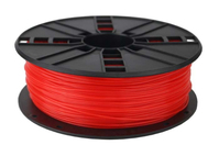 Gembird 3DP-PLA1.75-01-FR materiale di stampa 3D Acido polilattico (PLA) Rosso fluorescente 1 kg