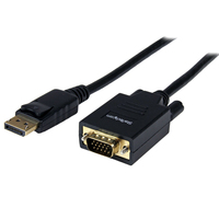 StarTech.com 1,8m DisplayPort auf VGA Kabel (Stecker/Stecker) - DP zu VGA Monitorkabel - 1920x1200