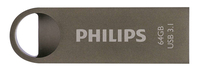 Philips Moon edition 3.1 unidad flash USB 64 GB USB tipo A 3.2 Gen 1 (3.1 Gen 1) Gris