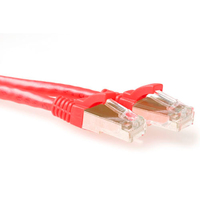 ACT FB6515 Netzwerkkabel Rot 15 m Cat6a S/FTP (S-STP)