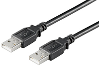 Microconnect USBAA3B câble USB 3 m USB 2.0 USB A Noir