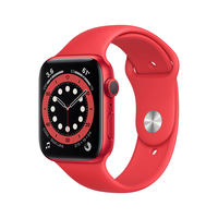 Apple Watch Series 6 OLED 44 mm Digital 368 x 448 pixels Touchscreen Red Wi-Fi GPS (satellite)