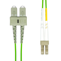 ProXtend FO-LCSCOM5D-004 InfiniBand/fibre optic cable 4 M LC SC OM5 Zöld
