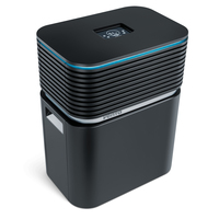 Venta AeroStyle LW74 WiFi luchtbevochtiger Natuurlijk 9 l Zwart 24 W