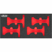 Vigor V4915-L accessoire voor opslagdozen Zwart, Rood Verdeelset