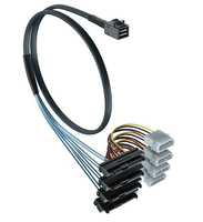 Overland-Tandberg OV-CBLINT8482 Serial Attached SCSI (SAS)-kabel 0,5 m Zwart