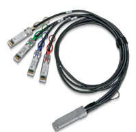 Nvidia MCP7F00-A001R30N InfiniBand/fibre optic cable 1 m QSFP28 4xSFP28 Nero