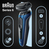 Braun Series 6 61-B4500cs Folienschaber Trimmer Schwarz, Blau