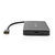 Nedis CCBW64250AT02 laptop dock & poortreplicator USB 3.2 Gen 1 (3.1 Gen 1) Type-C Antraciet