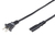 Microconnect PE110718 power cable Black 1.8 m Power plug type A C7 coupler