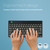 R-Go Tools Ergonomisch toetsenbord R-Go Compact Break, compact toetsenbord met pauzesoftware, QWERTY (IT), Bluetooth, zwart