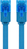 Goobay CAT 6A Flat Patch Cable U/UTP, blue