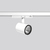 RZB Calido Clickbeam D90 Maxi Schienenlichtschranke Weiß LED