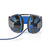 Nedis GHST500BK Kopfhörer & Headset Kabelgebunden Kopfband Gaming USB Typ-A Schwarz, Blau