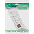InLine Socket strip, 3-way earth contact CEE 7/3, with switch, white, 5m