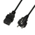 LogiLink CP153 power cable Black 3 m CEE7/7 C19 coupler