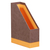 Rhodia 318833C lectuurbak Kunstleer Chocolade, Oranje
