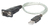 Manhattan 205146 câble Série Noir, Transparent 0,45 m USB Type-A D-Sub (DB-9)