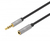 Manhattan 356046 audio kabel 3 m 3.5mm Zwart, Zilver