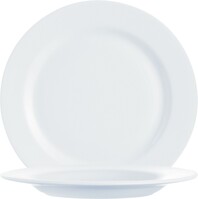 Arcoroc Intensity White Teller flach 20,5cm, in der Farbe Weiß, aus Opal,
