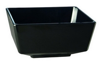 Schale -FLOAT- 9 x 9 cm, H: 4,5 cm Melamin, schwarz, 0,16 Liter