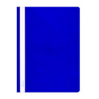 Skoroszyt DONAU, PVC, A4, twardy, 150/160mikr., niebieski