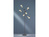 Design LED Stehleuchte schwenkbar, Schwarz Bronze