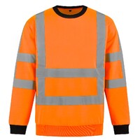 De Boer Hi-Vis Sweater RWS Oranje Maat XL