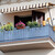 Relaxdays Zaunblende, 1,2 x 20 m, Sichtschutz Garten & Balkon, UV-stabilisiert, wetterfest, reißfest, HDPE, blau/weiß