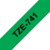 BROTHER szalag TZe-741, Zöld alapon Fekete, Laminált, 18mm 0.7", 8 méter