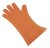 Hitzeschutzhandschuh aus Silikon,latexfrei, orange, 35 cm lang