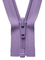 Nylon Open End Zip: 56cm: Light Orchid