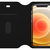 OtterBox Strada Via - Funda de protección con Tapa Folio para Apple iPhone 12 mini Negro Night - Funda