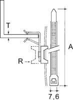 Kabelbefestigung AH814-CT4