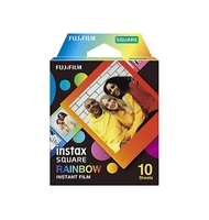 FUJIFILM 16671320 instax SQUARE Sofortbildkamera-Film RAINBOW, 10 St. Fototechni