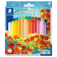 Noris Club® 243 Öl-Pastellkreide jumbo Kartonetui mit 24 sortierten Farben