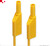934-069-103 | Messleitung berührungssicher, Stecker 4mm stapelbar, gelb, 2m