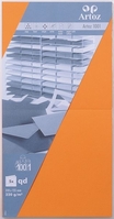 ARTOZ Karten 1001 310x155mm 107452265 220g, orange 5 Blatt