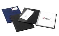 Rexel Nyrex Slimview A4 Display Book 50 Pocket Black 10048BK