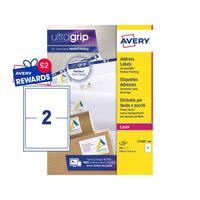 Avery Laser Parcel Label 199.6x143.5mm 2 Per A4 Sheet White (Pack 200 Labels)