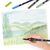 Tombow ABT Dual Brush Pen 2 Tips Primary Assorted Colours (Pack 6)