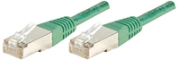 Patchkabel S/FTP (PIMF), CAT.6A EIA/TIA, Class EA, grün, 20,0 m