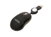 LogiLink® Maus optisch USB Mini mit Kabeleinzug [ID0016]