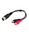 Audio Adapter 5-pol DIN Stecker / 2 Cinch Buchse, 0,20m, Good Connections®