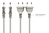 Euro-Netzkabel Euro-Stecker Typ C (gerade) an C7/Euro 8 Buchse (gerade), grau, 0,75 mm², 5 m, Good C