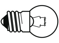 Glühlampe, E10, 6 W, 6 V (DC), 2700 K, klar